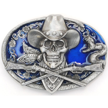 Купить Cowboy Skull Belt Buckle в магазине WesternLegend